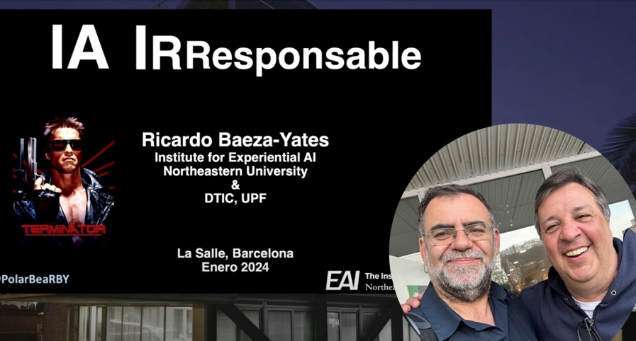 Lee más sobre el artículo CONFERENCIA DE RICARDO BAEZA YATES EN LA SALLE DE BARCELONA